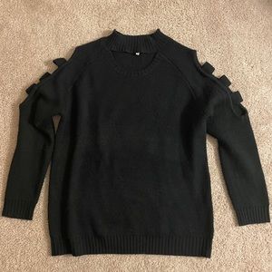 Jodifl oversized sweater with cut out shoulders